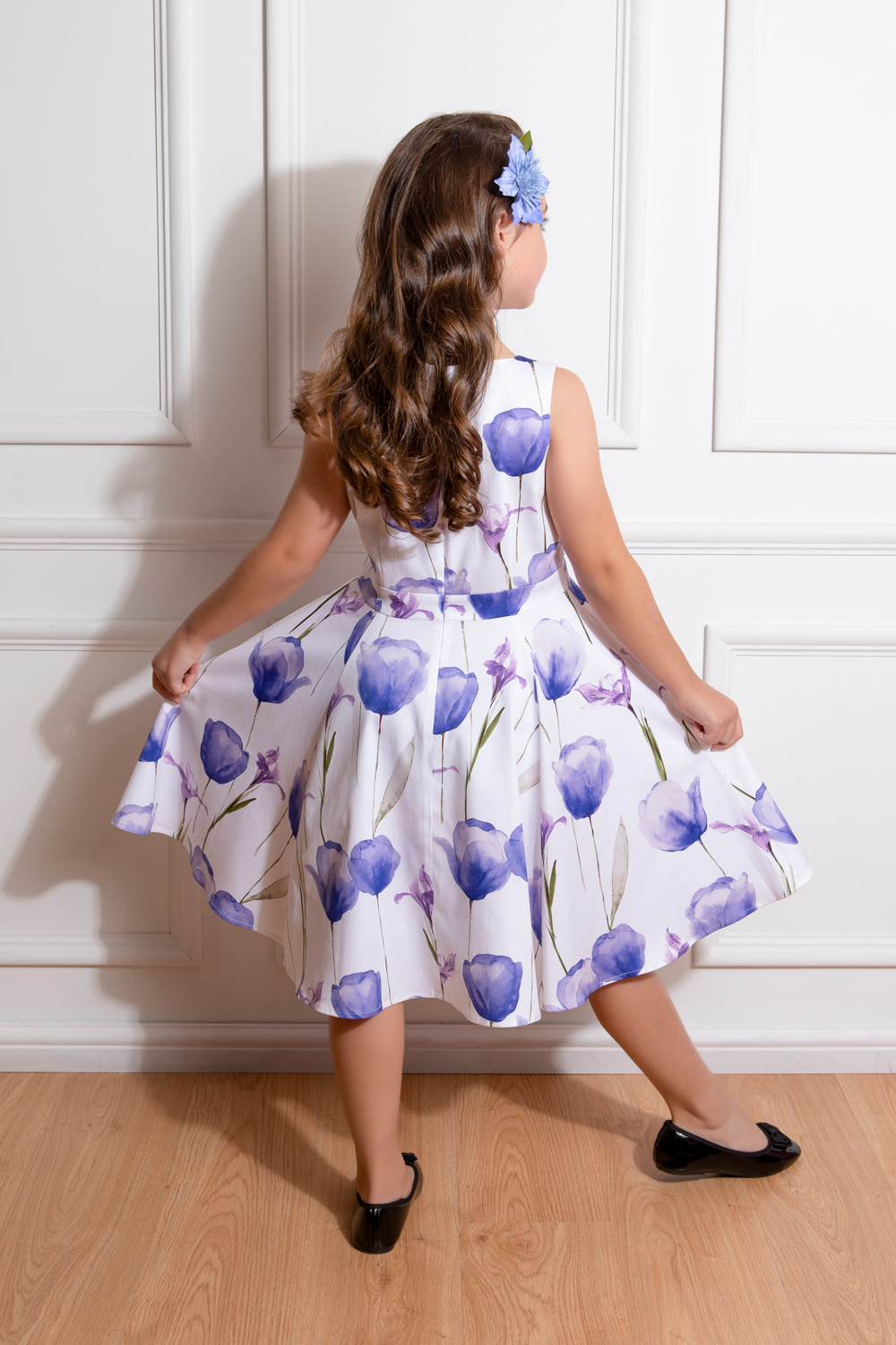 Cathy Floral Swing Dress in Kids